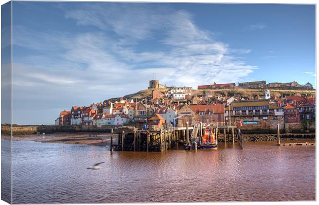 Whitby Canvas Print by Gail Johnson