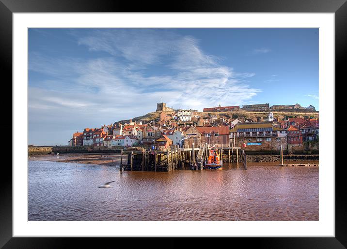 Whitby Framed Mounted Print by Gail Johnson