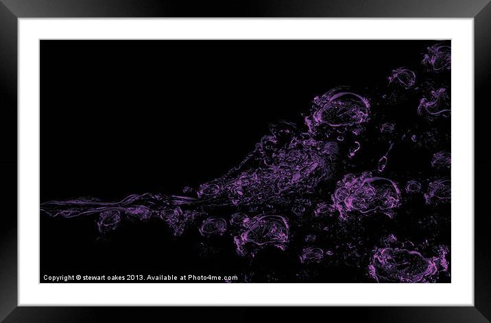 Liquid collection 1 Framed Mounted Print by stewart oakes