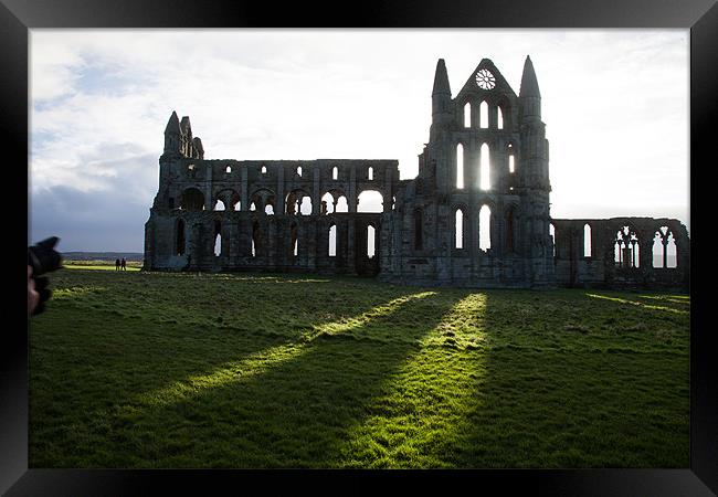 Whitby Abbey Framed Print by Gail Johnson