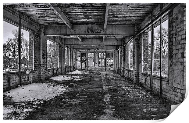 Abandonded and Empty Print by Trevor Kersley RIP