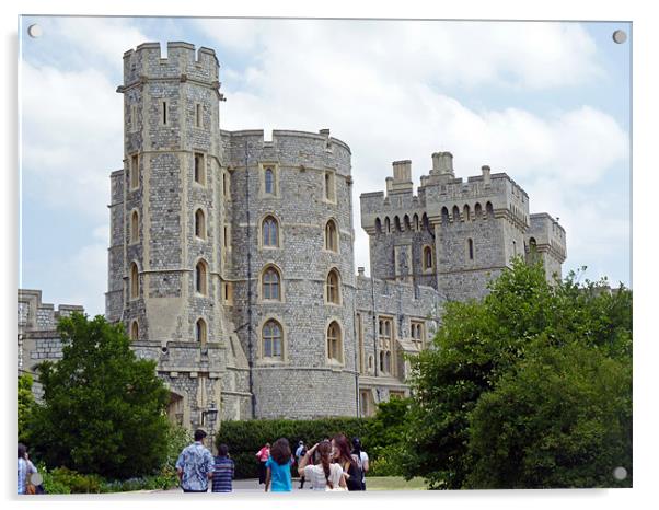 Windsor Castle Acrylic by Tony Murtagh