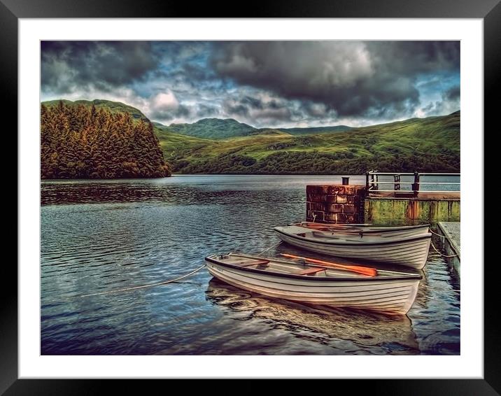 Loch Katrine Framed Mounted Print by Aj’s Images