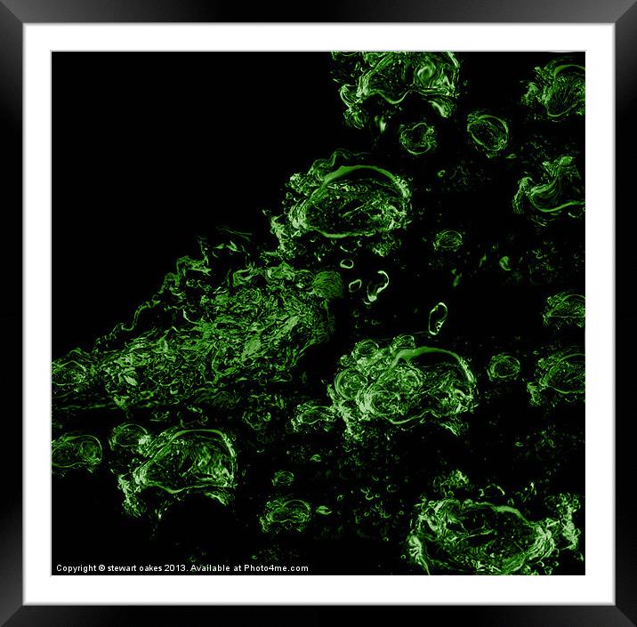 Liquid collection 4 Framed Mounted Print by stewart oakes