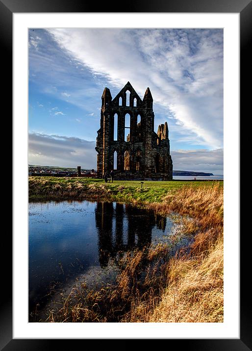 Whitby Abbey Framed Mounted Print by Gail Johnson