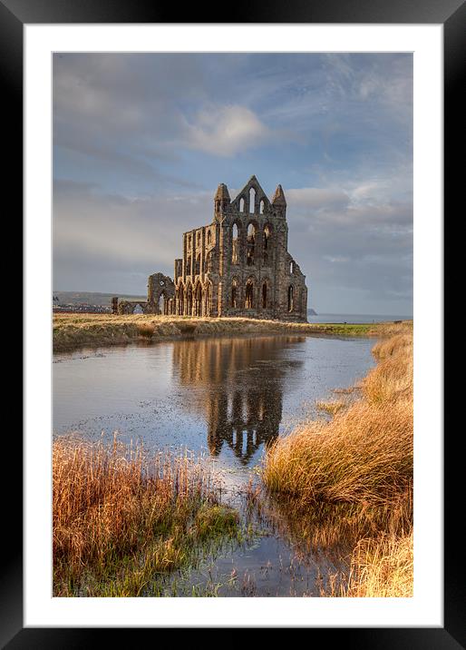 Whitby Abbey Framed Mounted Print by Gail Johnson