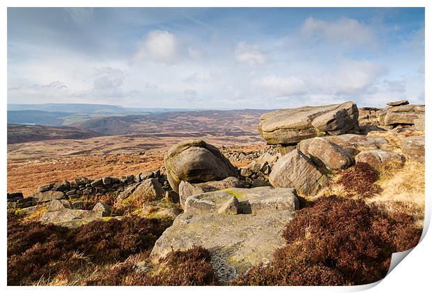 Stanage End Print by Jonathan Swetnam