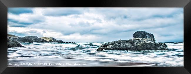 Durness Beach in Sutherland Framed Print by Tylie Duff Photo Art