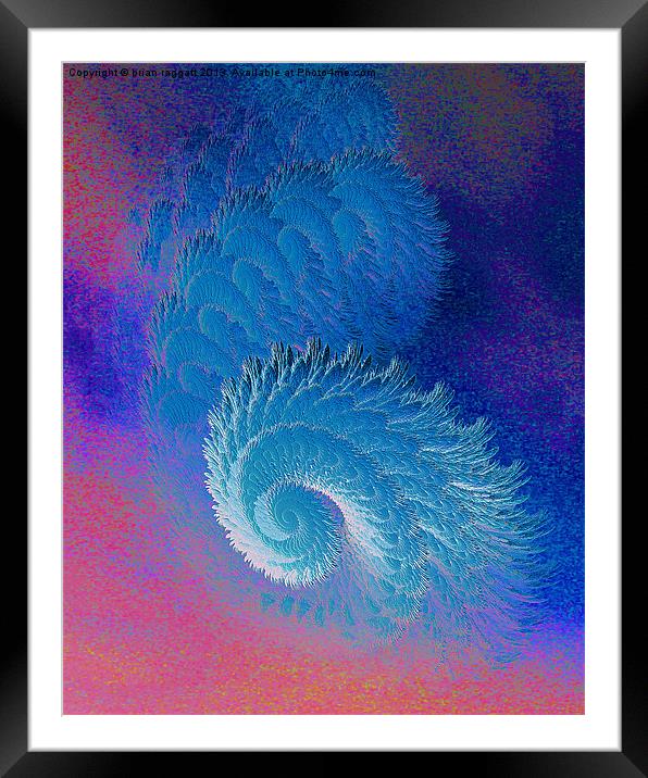 Gale Storm Framed Mounted Print by Brian  Raggatt