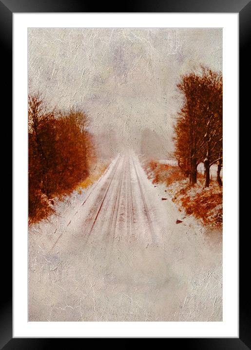 Journeys End Framed Mounted Print by Dawn Cox