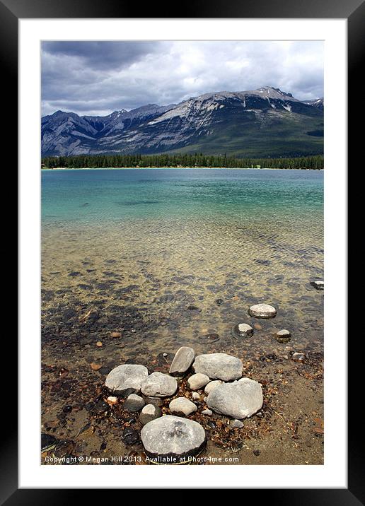 Canadian Lake Framed Mounted Print by Megan Winder