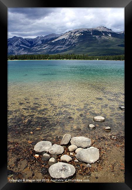 Canadian Lake Framed Print by Megan Winder