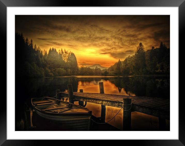 Spring Silence Framed Mounted Print by Aj’s Images