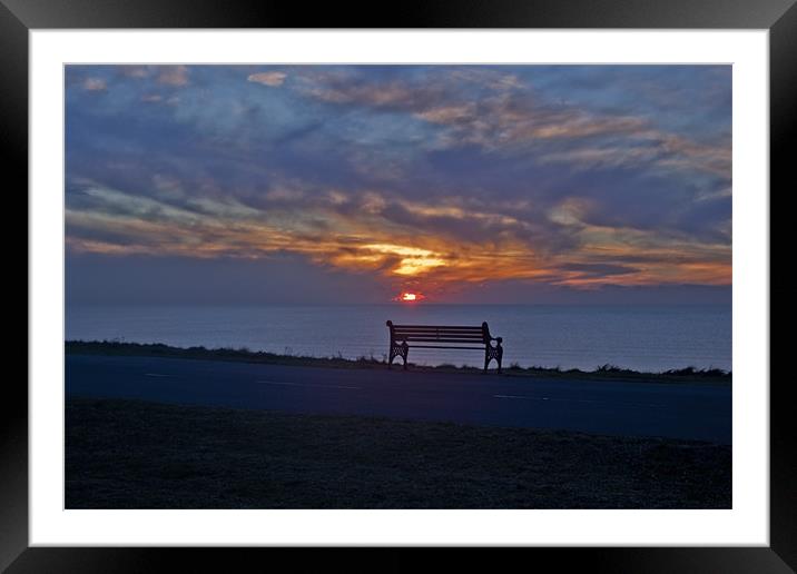 Sunset vista Framed Mounted Print by James Woodward