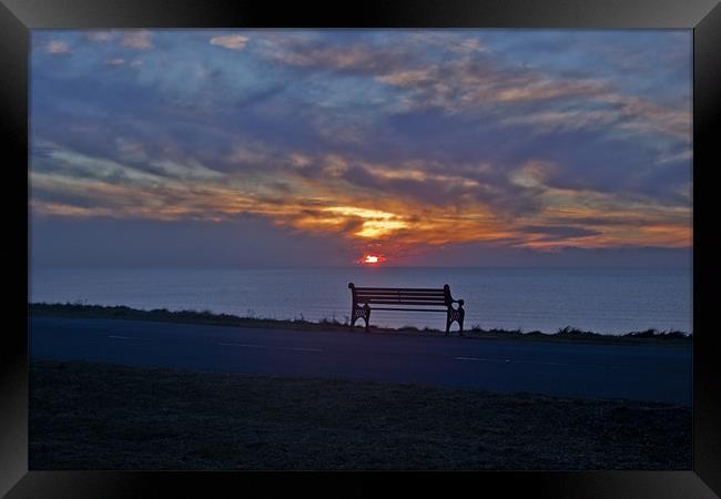 Sunset vista Framed Print by James Woodward