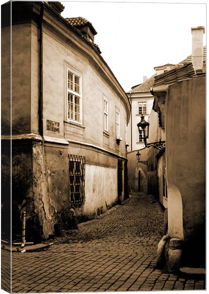 Timeless Street in sepia Canvas Print by Ranald Dods