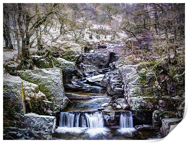 Callander Waterfall Print by Sam Smith