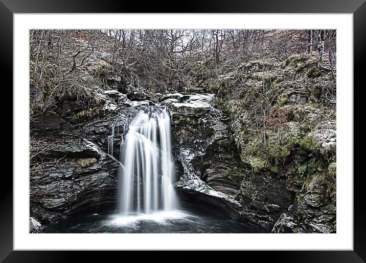 Falls of Falloch Framed Mounted Print by Sam Smith