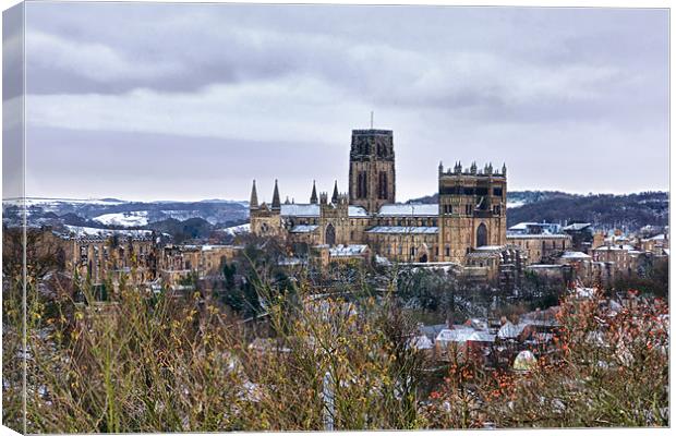 Durham Cathedral Canvas Print by kevin wise
