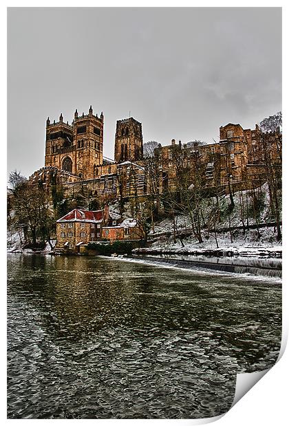 Durham Cathedral Print by kevin wise