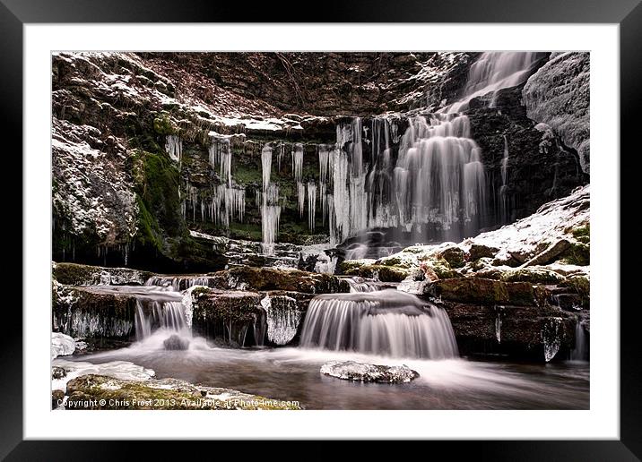 Winter Wonders at Scaleber Force Framed Mounted Print by Chris Frost