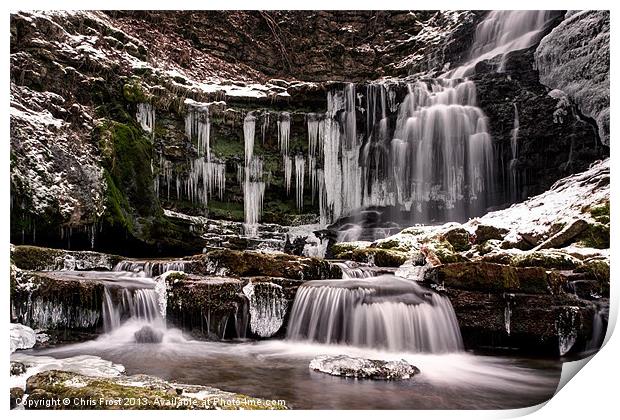 Winter Wonders at Scaleber Force Print by Chris Frost