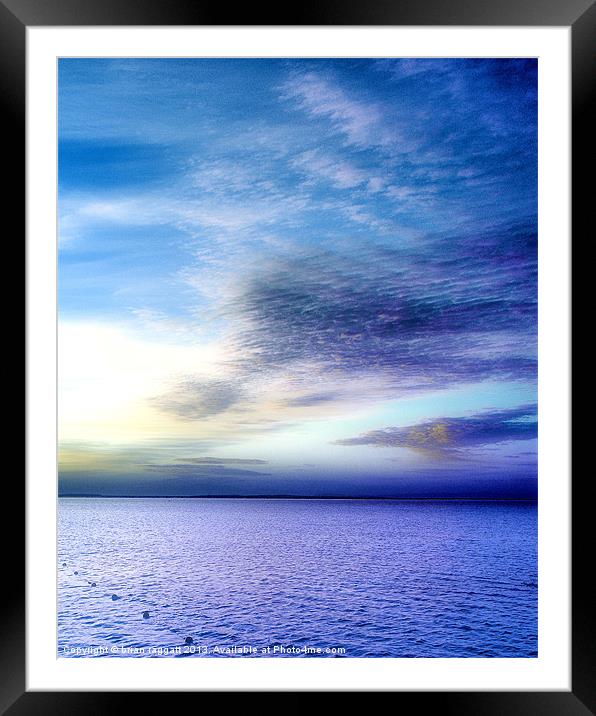 Sharm Sunrise 2 Framed Mounted Print by Brian  Raggatt