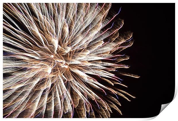 fireworks Print by Fred Walters