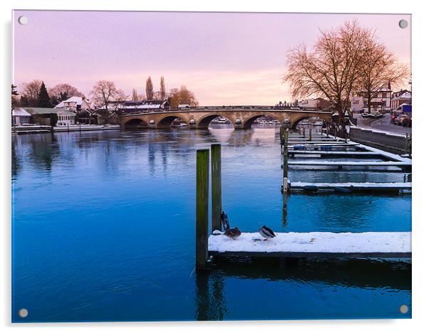 The river Thames Acrylic by Oxon Images