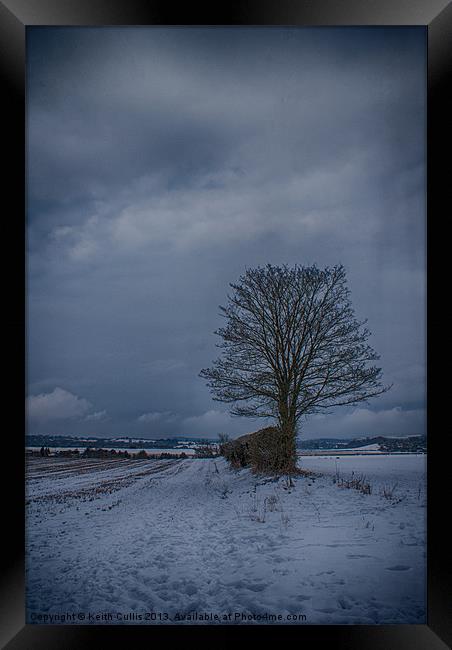 Cold Tranquillity Framed Print by Keith Cullis