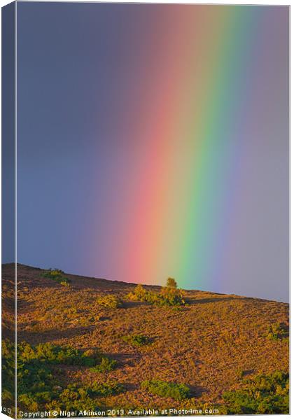Rainbow Canvas Print by Nigel Atkinson