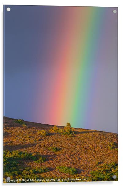 Rainbow Acrylic by Nigel Atkinson