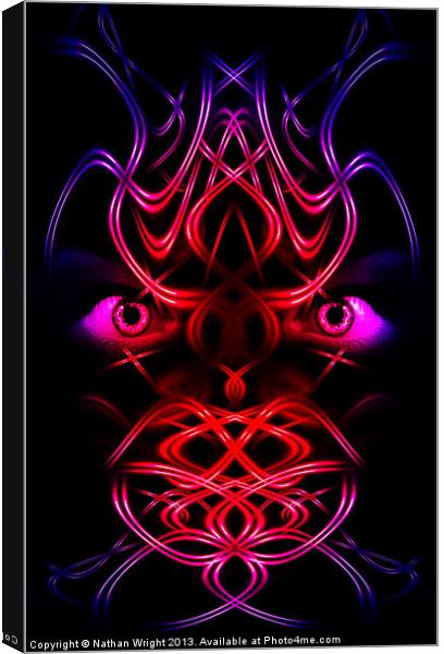 Evil eyes Canvas Print by Nathan Wright