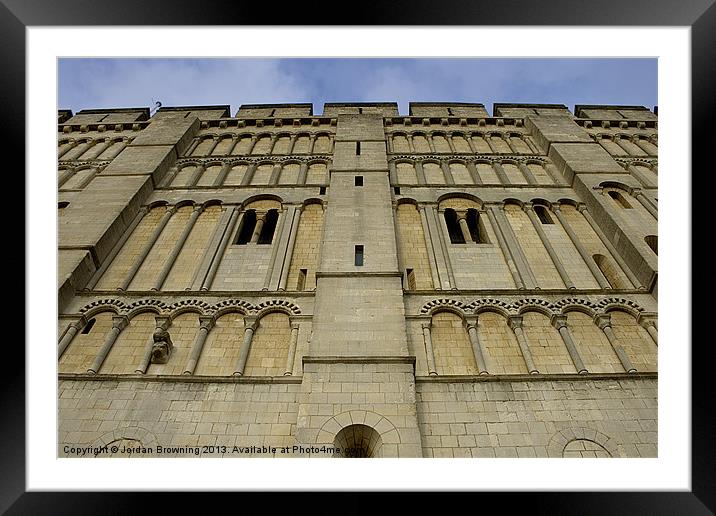 Norwich castle museum Framed Mounted Print by Jordan Browning Photo