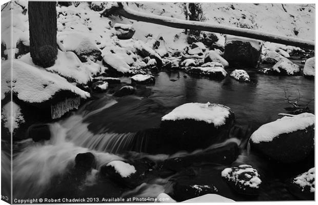 padley in the snow Canvas Print by Robert Chadwick