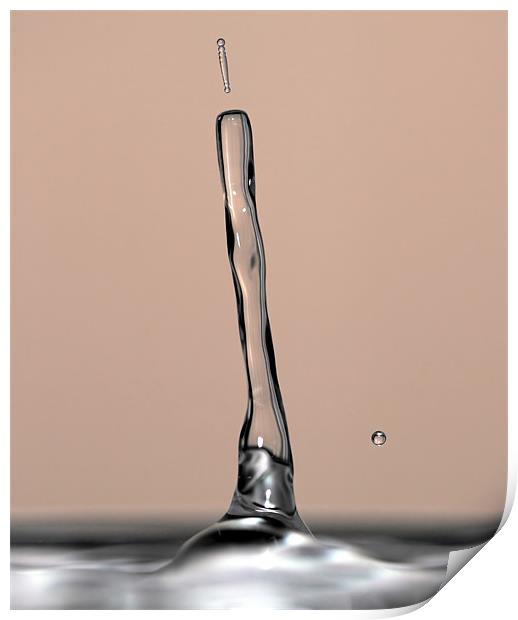 Water Droplet Print by Mike Gorton
