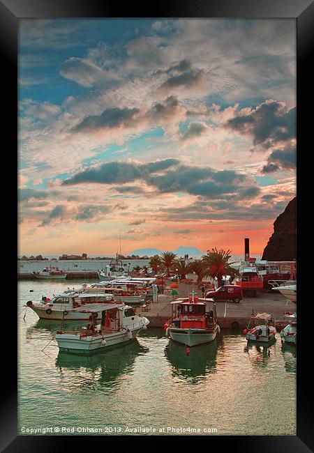 ROOH-Harbour studies 013 Framed Print by Rod Ohlsson