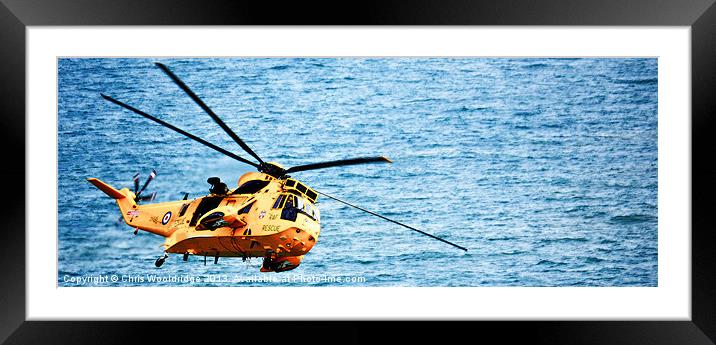 RAF Rescue Framed Mounted Print by Chris Wooldridge