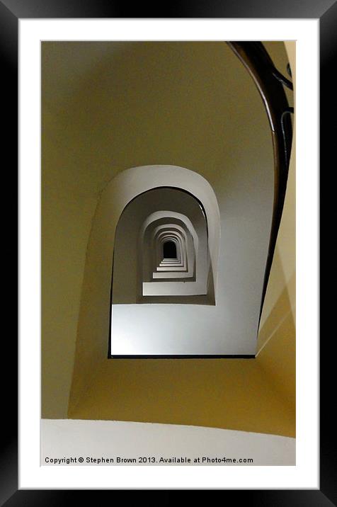 Going Up! Framed Mounted Print by Stephen Brown