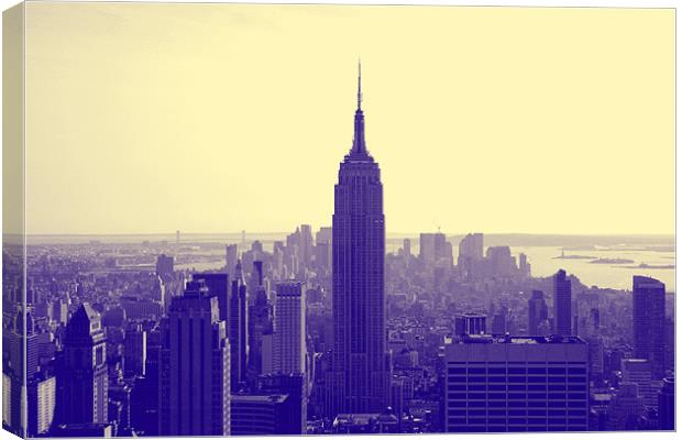 Empire State, New York City Canvas Print by Megan Winder