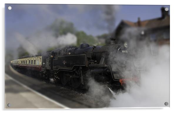 Letting Off Steam Acrylic by Nigel Jones