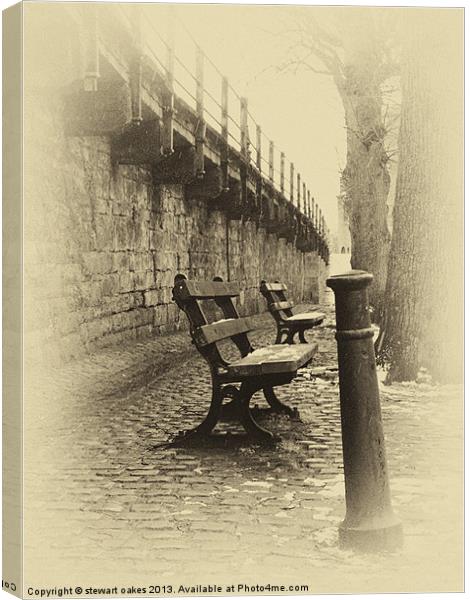 Chester collection - vintage chester 1 Canvas Print by stewart oakes