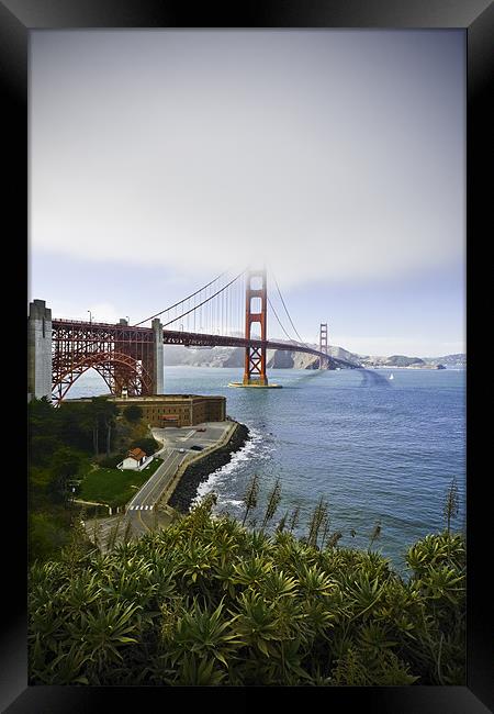 The Golden Gate Framed Print by Kieran Brimson