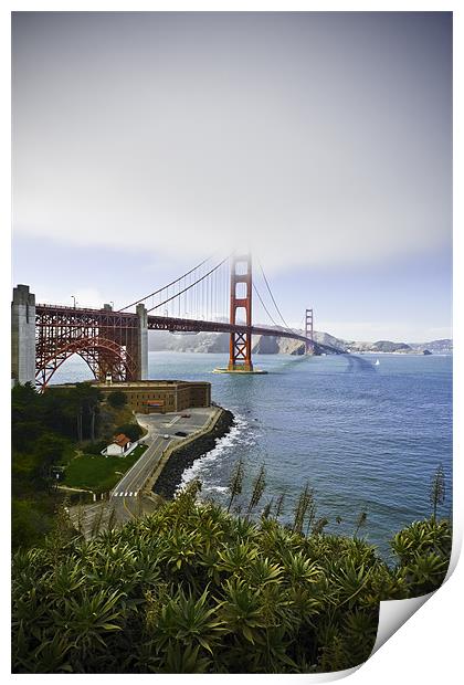 The Golden Gate Print by Kieran Brimson