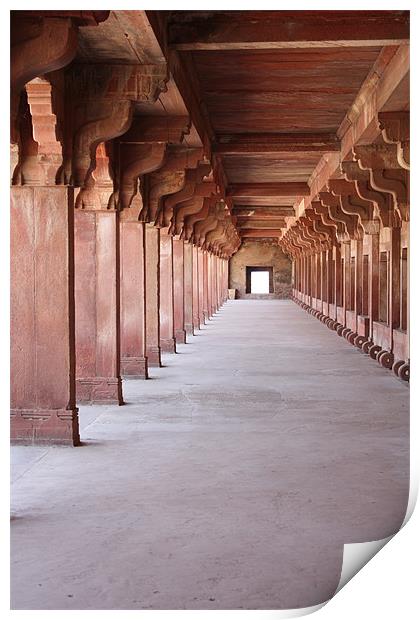 Red Fort India Print by Louise Wilson