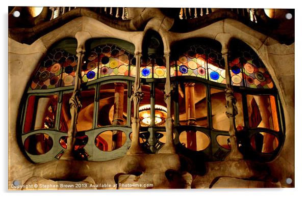 Casa Batlló, Barcelona Acrylic by Stephen Brown