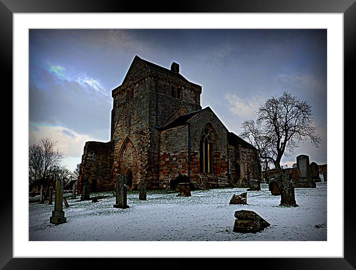 crichton church Framed Mounted Print by dale rys (LP)