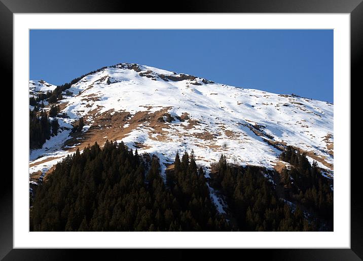 Snow  Framed Mounted Print by a aujan