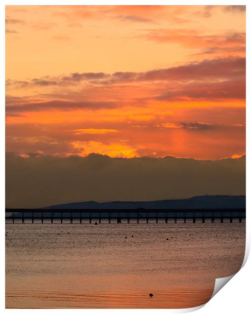 Majestic Scottish Sunset Print by Tylie Duff Photo Art