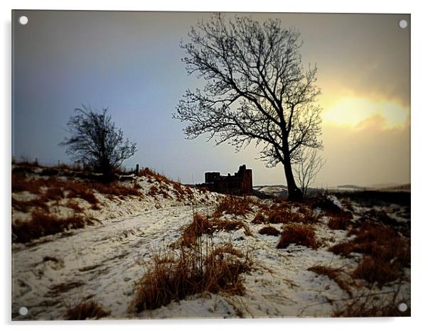 winter storm Acrylic by dale rys (LP)